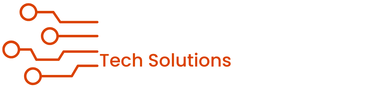 Southwest Tech Solutions Orange and white Logo